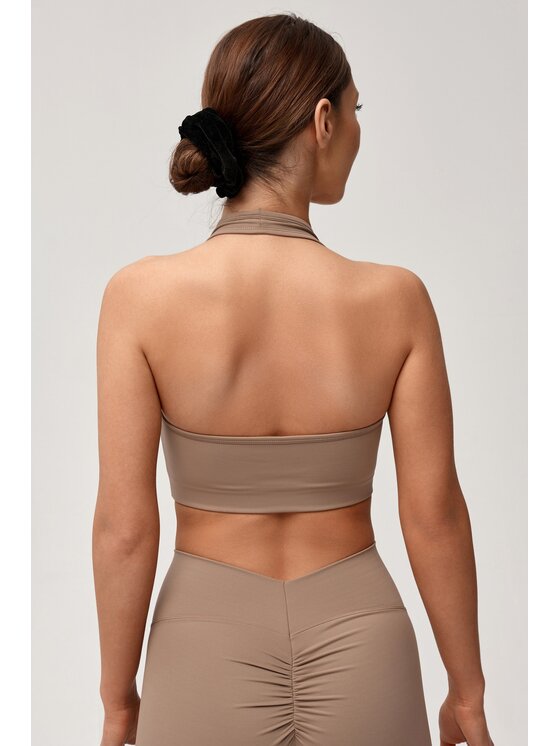 ROUGH RADICAL ROUGH RADICAL Biustonosz sportowy ZOYA SPORTS BRA Brązowy