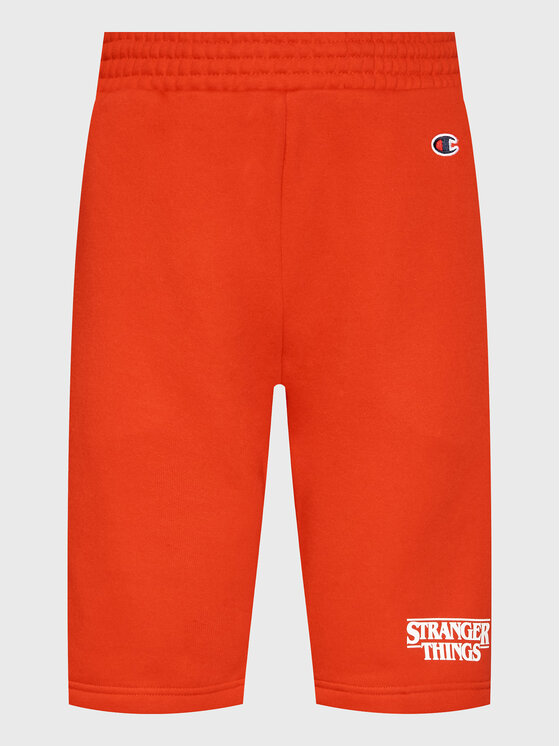 Champion Champion Szorty sportowe Unisex STRANGER THINGS 217782 Czerwony Regular Fit