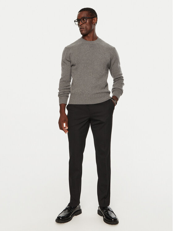 AMI Paris AMI Paris Svetr HKS057.005 Šedá Regular Fit