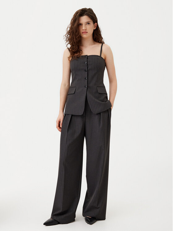 HUGO HUGO Prsluk Asiane 50530460 Siva Regular Fit