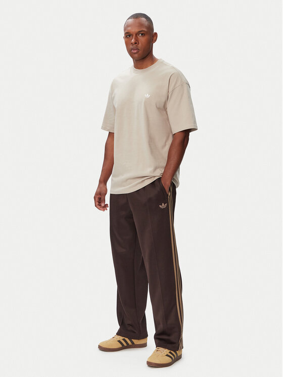 adidas adidas Тишърт Trefoil Essentials IA7548 Светлобежов Loose Fit