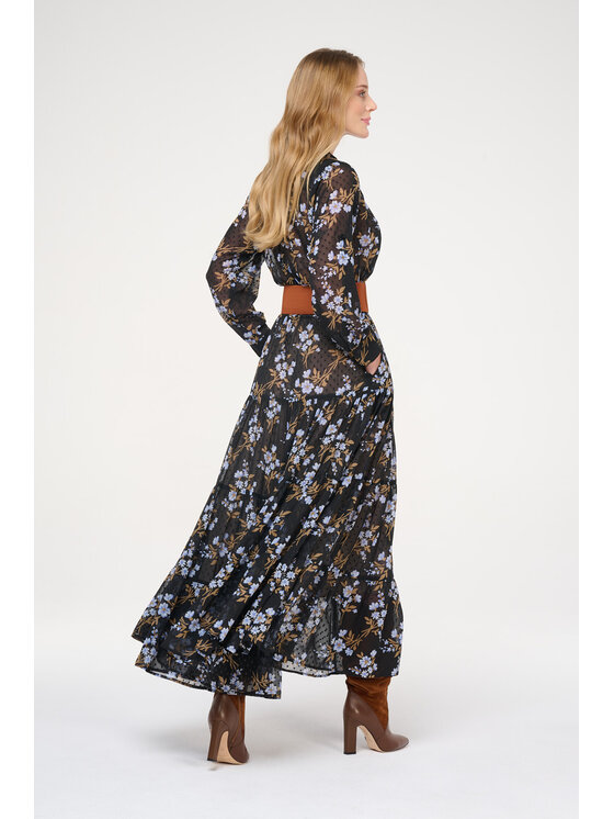 Castellani Castellani Sukienka codzienna Sukienka Diva Czarny Regular Fit