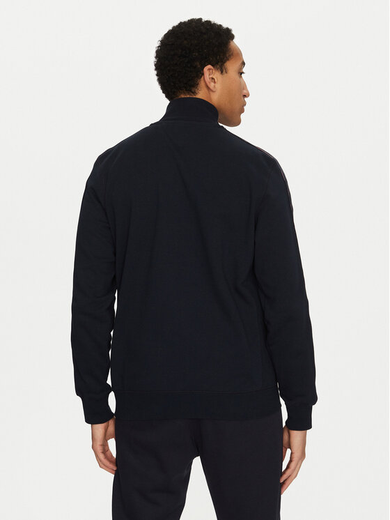 Tommy Hilfiger Tommy Hilfiger Світшот Global Stripe MW0MW37468 Cиній Regular Fit