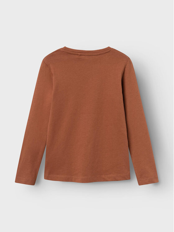 NAME IT NAME IT Bluza 13220044 Rjava Regular Fit