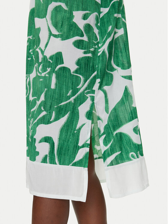 Iconique Iconique Vestito da spiaggia IC25-104 Verde Relaxed Fit