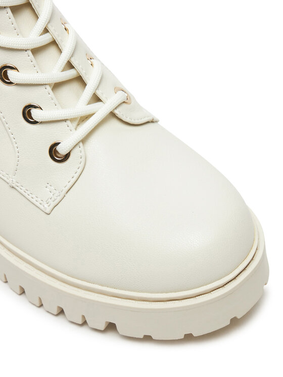 Guess Guess Stiefeletten Olsy FLFOLS ELE10 Écru