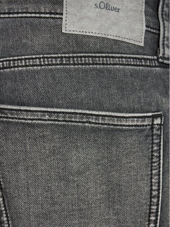 s.Oliver s.Oliver Pantaloni scurți de blugi 2142318 Gri Regular Fit