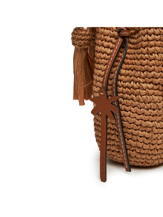 Manebi Manebi Ročna torba Beach Bucket Mini V 2.2 CX Rjava