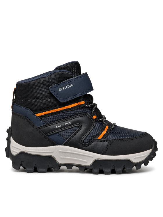 Geox Čižmy J Himalaya Boy B Abx J46FRD 050FU C0045 M Tmavomodrá