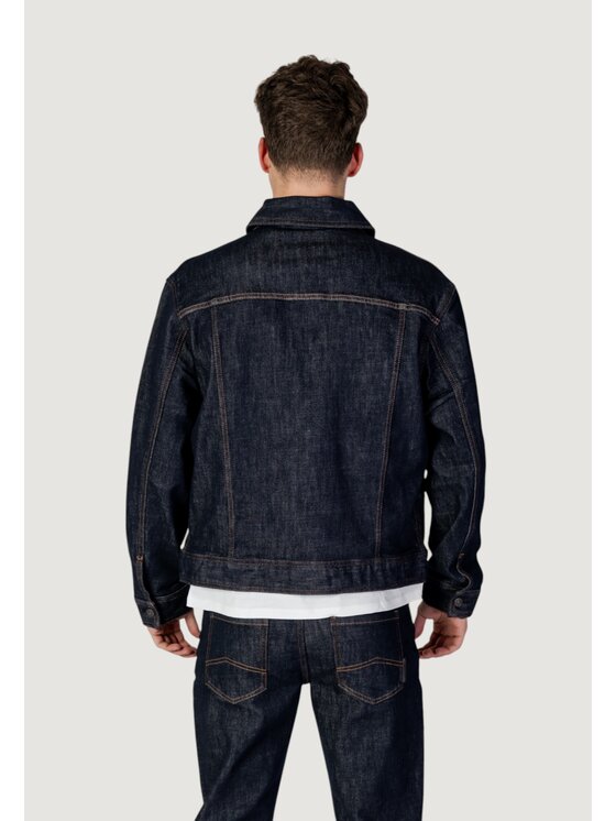Armani Exchange Armani Exchange Kurtka skórzana XM000343 AF12284 Niebieski To Fit