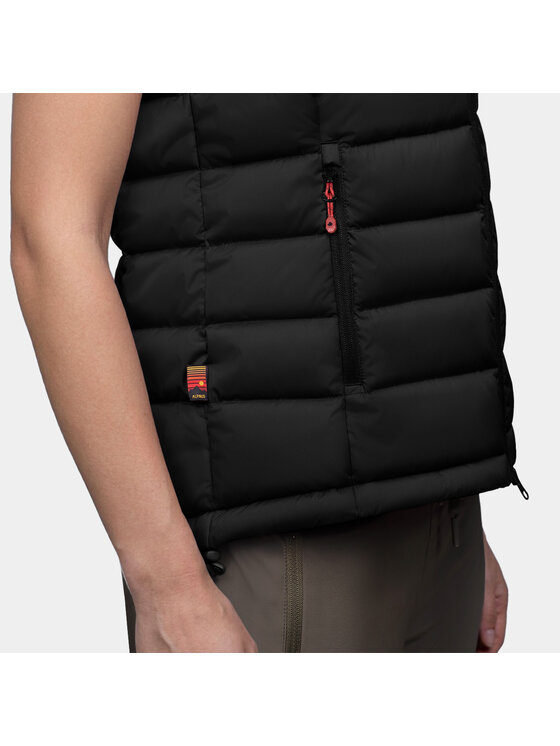 Alpinus Alpinus Kamizelka Aluta Czarny Regular Fit