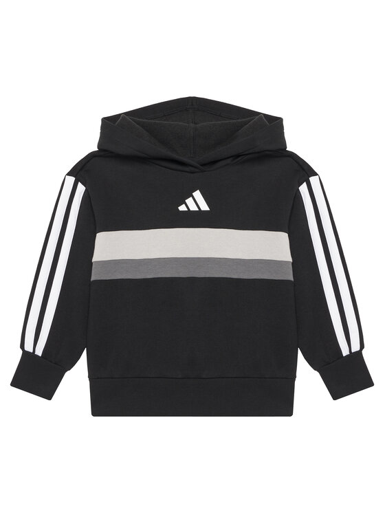 adidas adidas Komplet jopica in legice Seasonal Essentials Tiberio 3-Stripes JI6218 Črna Slim Fit