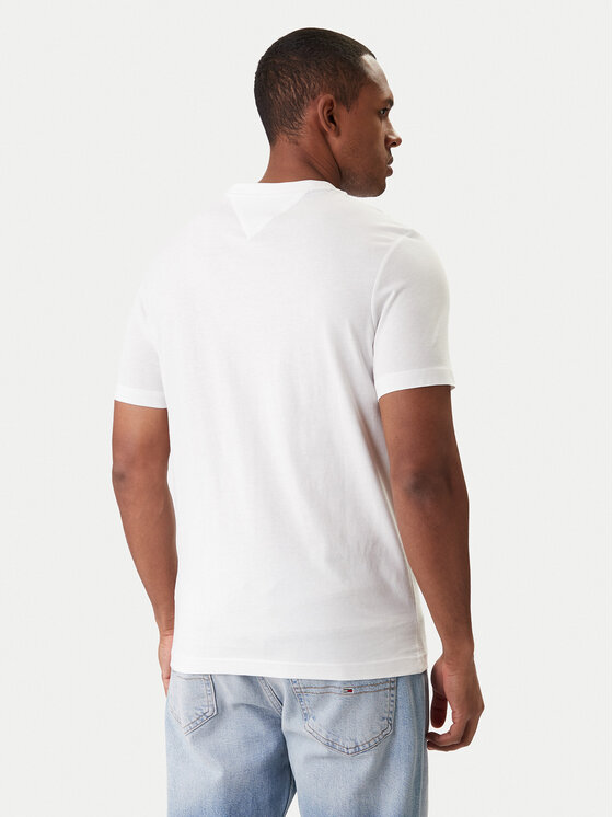 Tommy Hilfiger Tommy Hilfiger Marškinėliai Brand Love MW0MW41456 Balta Regular Fit