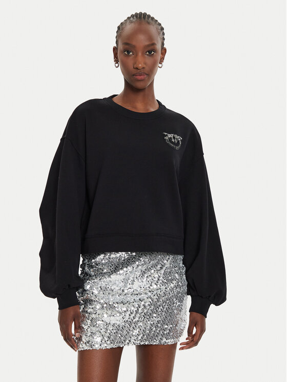 PINKO Pinko Суитшърт Ceresole Maglia 102827 A24F Черен Regular Fit