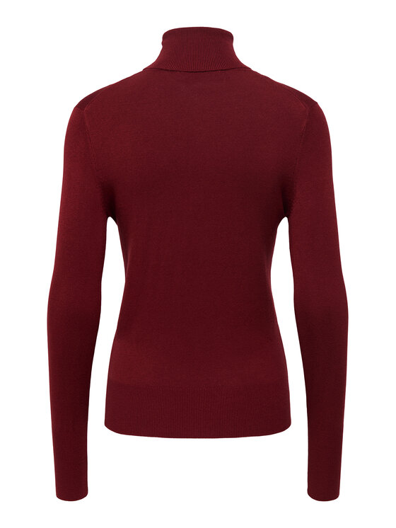 ONLY ONLY Golf Venice 15183772 Bordowy Regular Fit