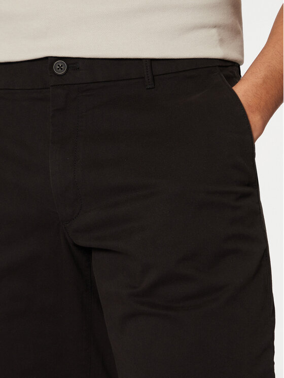 Calvin Klein Calvin Klein Szorty materiałowe Modern Twill K10K114063 Czarny Slim Fit