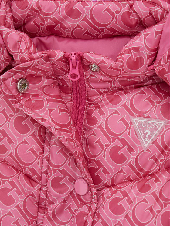 Guess Guess Μπουφάν χειμωνιάτικο K4YL00 WEGY0 Ροζ Regular Fit