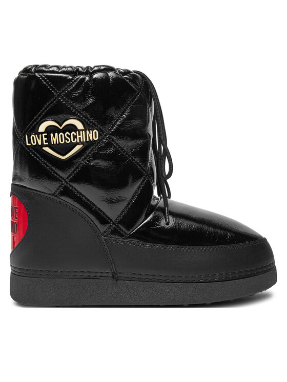 LOVE MOSCHINO Škornji Za Sneg JA24982G0LEB1000 Črna