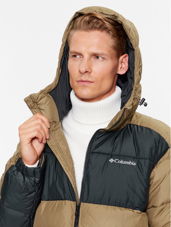 Columbia Columbia Kurtka zimowa Pike Lake™ II Hooded Jacket Brązowy Regular Fit