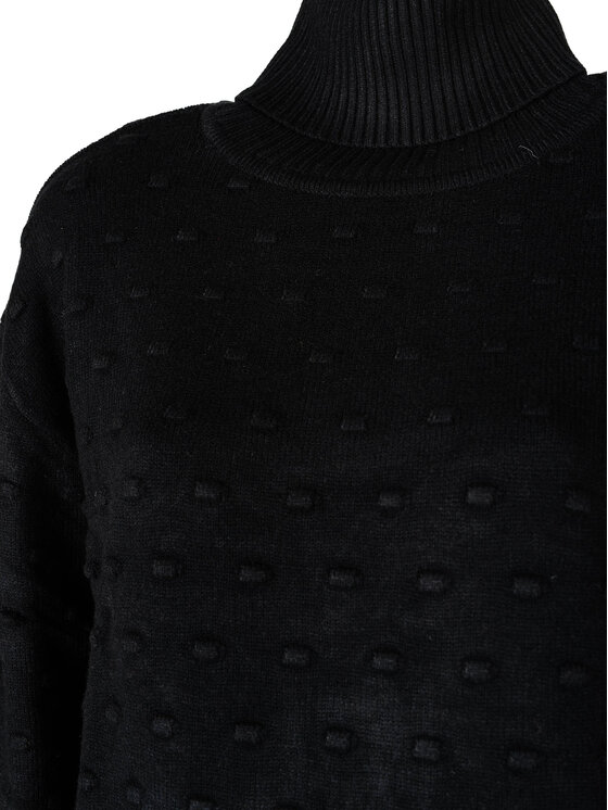 Silvian Heach Silvian Heach Πουλόβερ PGA22130LU Μαύρο Oversize