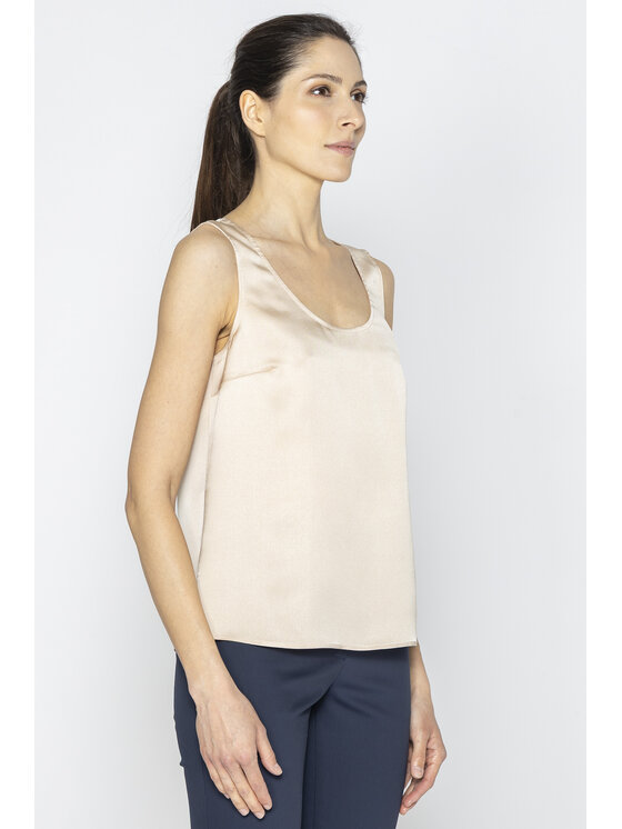 Deni Cler Milano Deni Cler Milano Top W-DC-0007-E2-S1-12-1 Beżowy