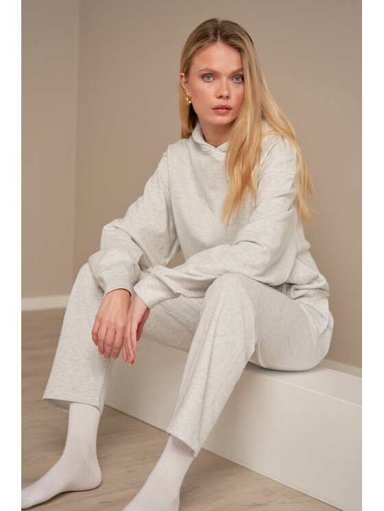 TeeShoppen TeeShoppen Bluza 'Basic Collection' Szary Regular Fit