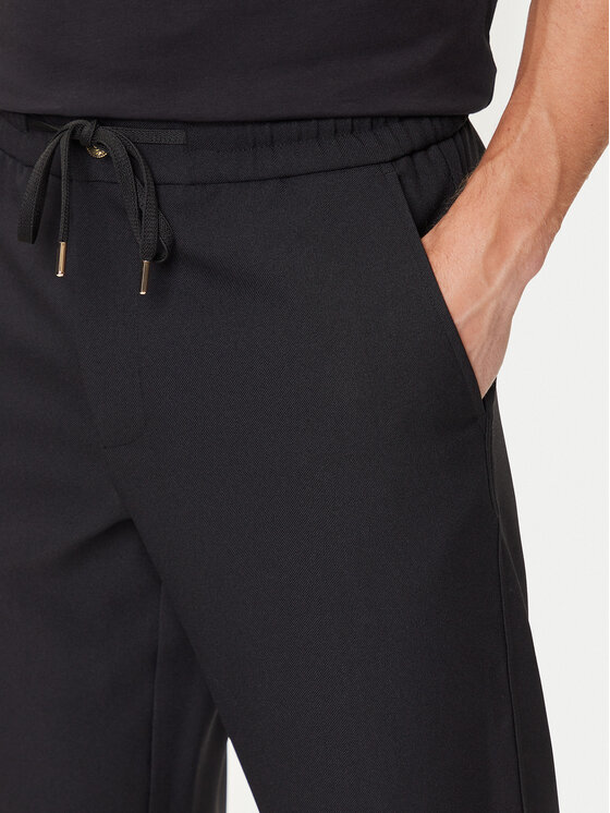 Versace Jeans Couture Versace Jeans Couture Παντελόνι υφασμάτινο 79GAA100 N0136 Μαύρο Regular Fit