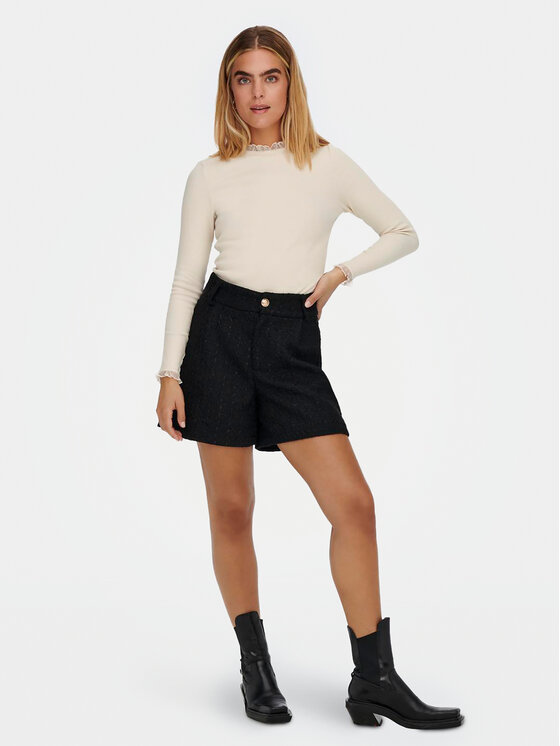 ONLY ONLY Bluzka Leslie 15277888 Beżowy Regular Fit