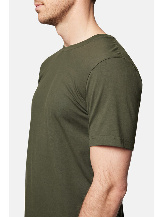 Lancerto Lancerto T-Shirt Jeffrey TS073124000008 Khaki Regular Fit