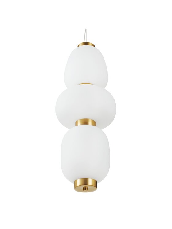 MIAhome MIAhome Lampa wisząca BRILLA-3 LED złota 23 cm Złoty