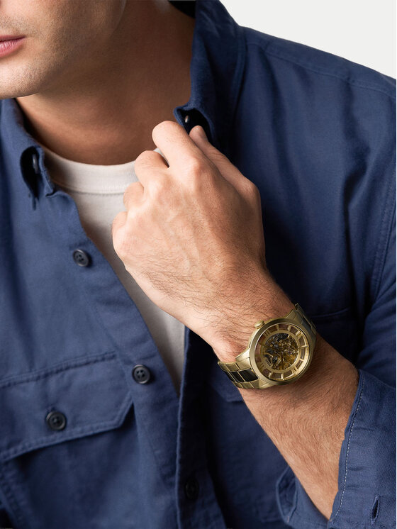 Fossil Fossil Zegarek Townsman ME3280 Złoty