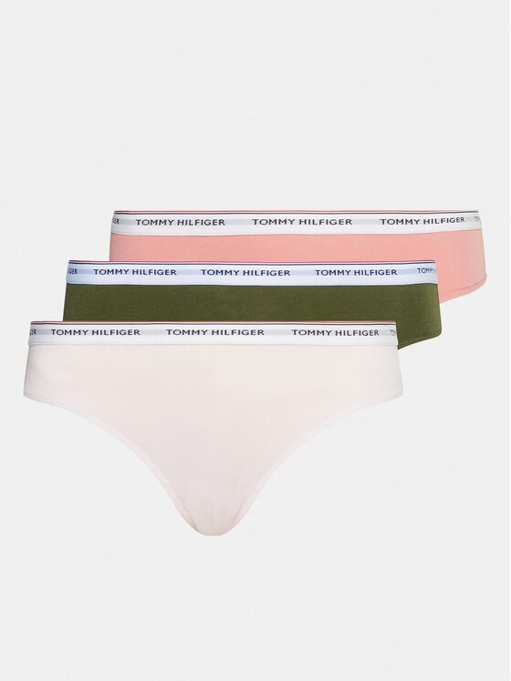 Tommy Hilfiger Tommy Hilfiger Komplet 3 par fig klasycznych UW0UW04895 Kolorowy