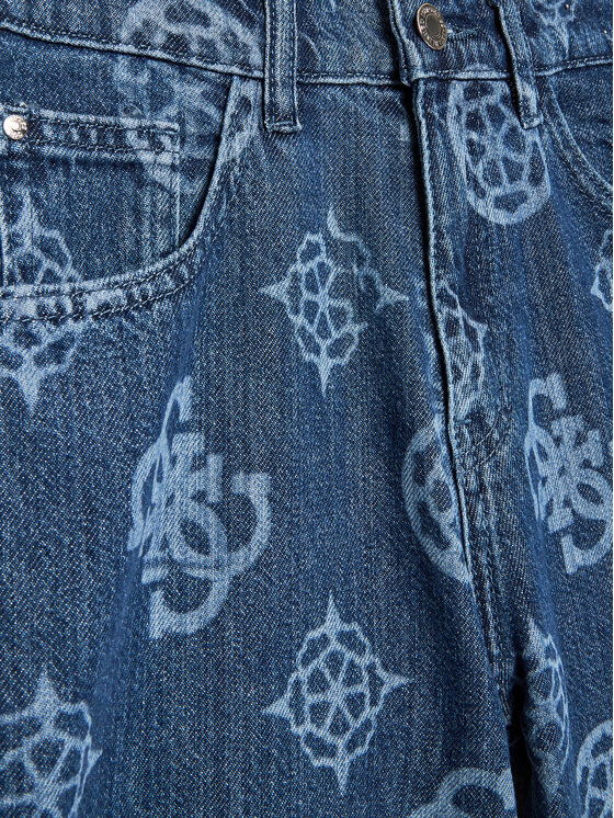 Guess Guess Spodnie materiałowe J3YA01 D45E0 Różowy Regular Fit