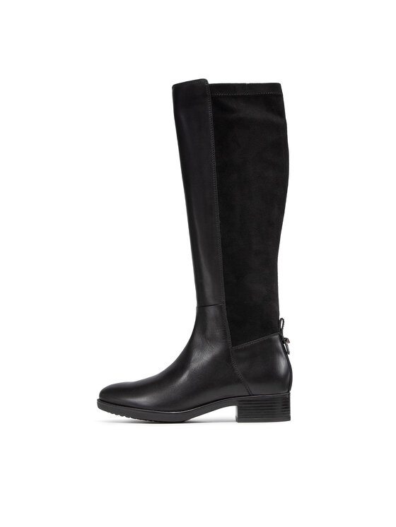 Geox Geox Kozačky D Felicity D D16G1D 043JZ C9999 Černá