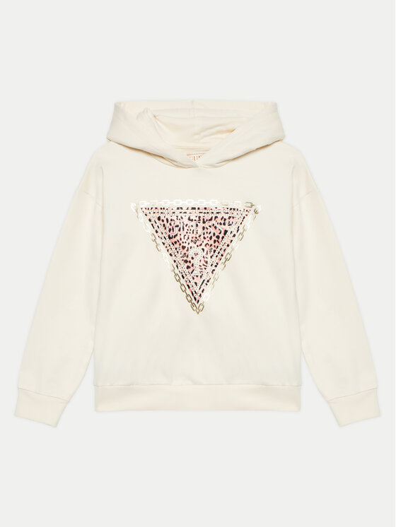 Guess Guess Mikina J4BQ08 KAX74 Écru Regular Fit