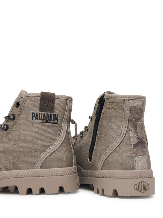Palladium Palladium Schnürstiefeletten Pampapinewax 74993-272-M Grau