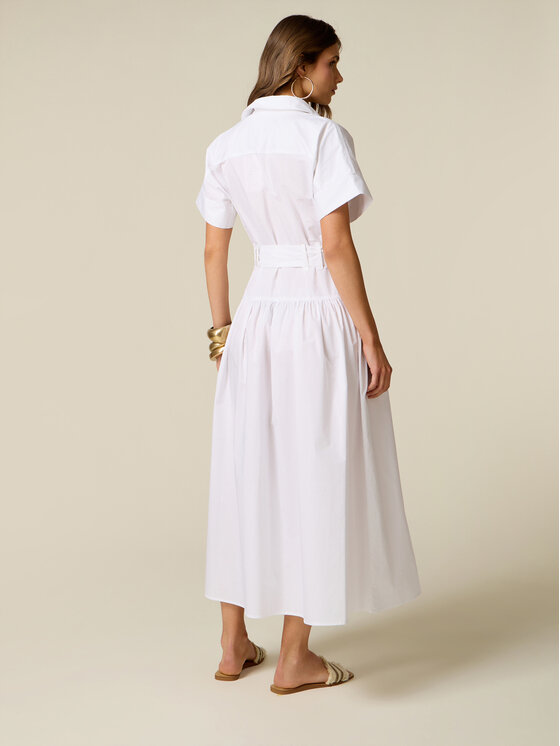 Oltre Oltre Abito da sera 7014J000878N011 Bianco A-Line Fit