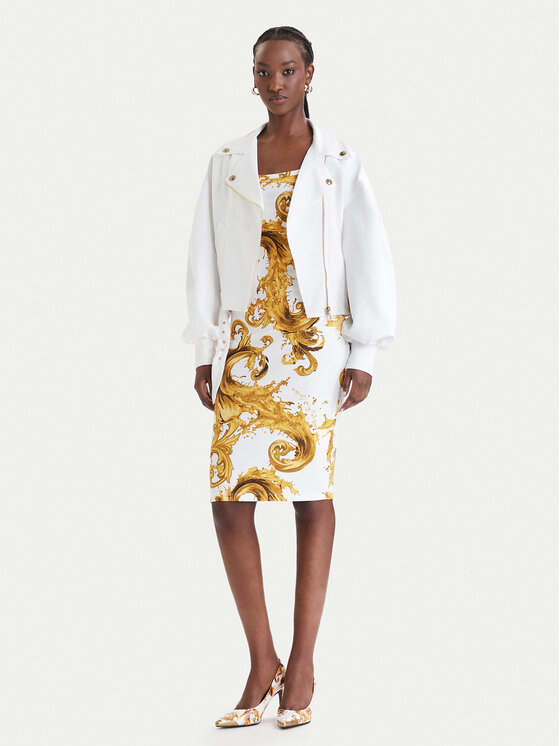 Versace Jeans Couture Versace Jeans Couture Преходно яке 80HAS410 N0432 Бял Loose Fit