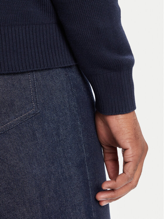 Tommy Jeans Tommy Jeans Rollkragenpullover DM0DM22096 Dunkelblau Regular Fit