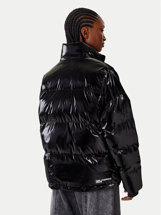 Karl Lagerfeld Jeans Karl Lagerfeld Jeans Winterjacke A4W15020 Schwarz Regular Fit