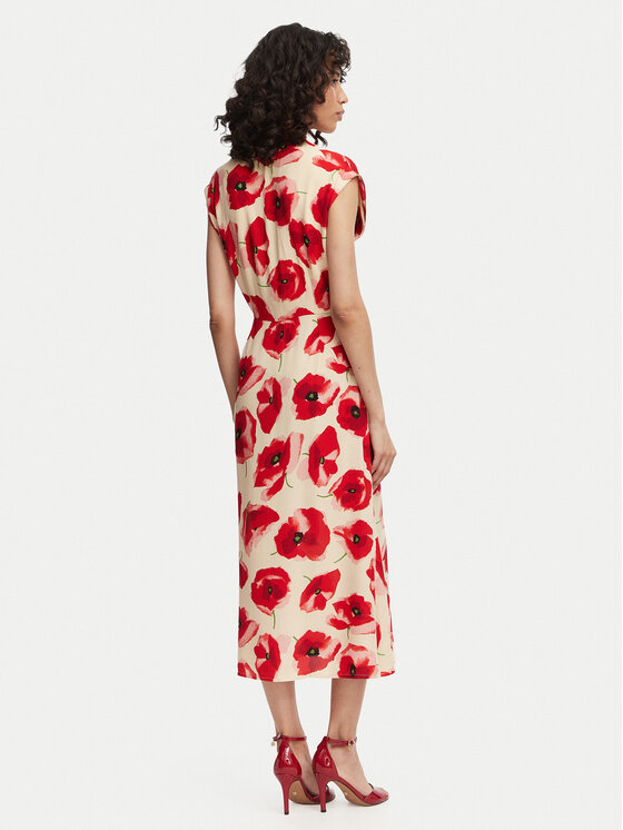 French Connection French Connection Ljetna haljina Poppy 719G6 Crvena Regular Fit
