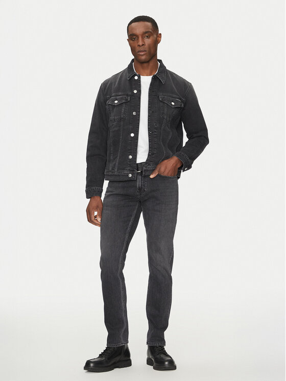 Calvin Klein Jeans Calvin Klein Jeans Jeansjacke J30J327589 Grau Slim Fit