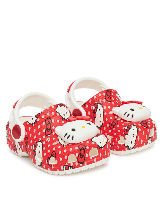 Crocs Crocs Klapki Hello Kitty Red Classic Clog T 210577 Kolorowy