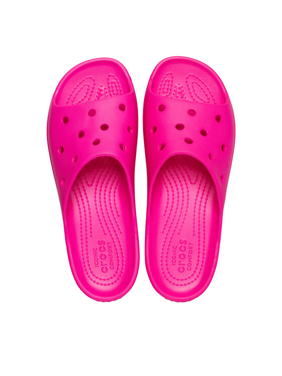 Crocs Crocs Papucs Classic Platform Slide 208180 Rózsaszín
