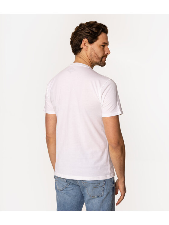 Lee Cooper Lee Cooper T-Shirt LANDSCAPE 1145 Biały Slim Fit