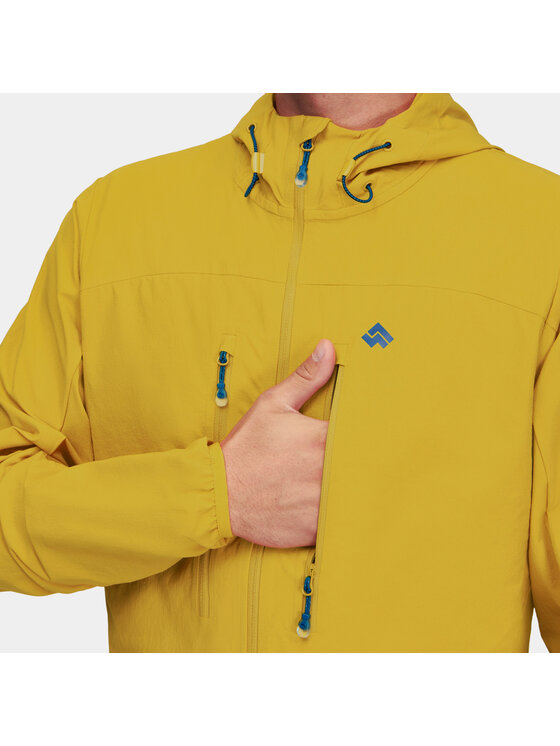 Alpinus Alpinus Kurtka softshell Pourri Żółty Slim Fit