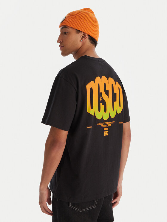 DC Shoes DC Shoes Tricou EDYZT04372 KVJ0 Negru Relaxed Fit