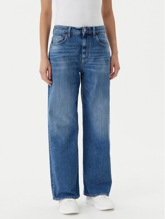 Tommy Jeans Tommy Jeans Farmer Mia DW0DW20062 Sötétkék Relaxed Fit