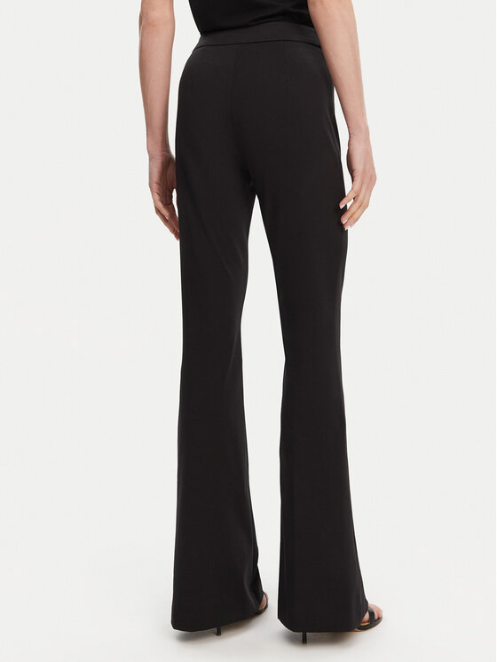 Fracomina Fracomina Pantaloni din material FR25SVA006W51501 Negru Flare Fit