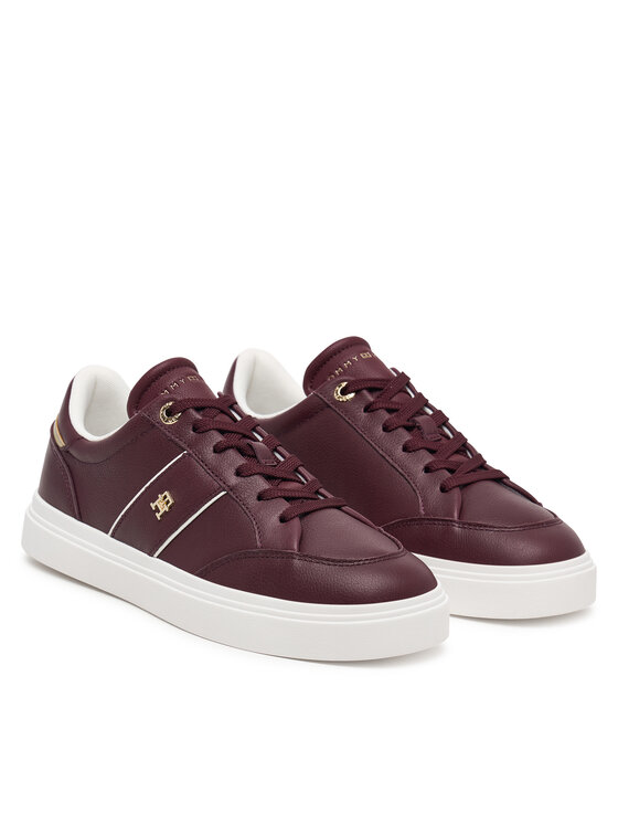 Tommy Hilfiger Tommy Hilfiger Tenisice Th Feminine Cupsole FW0FW09600 Tamnocrvena